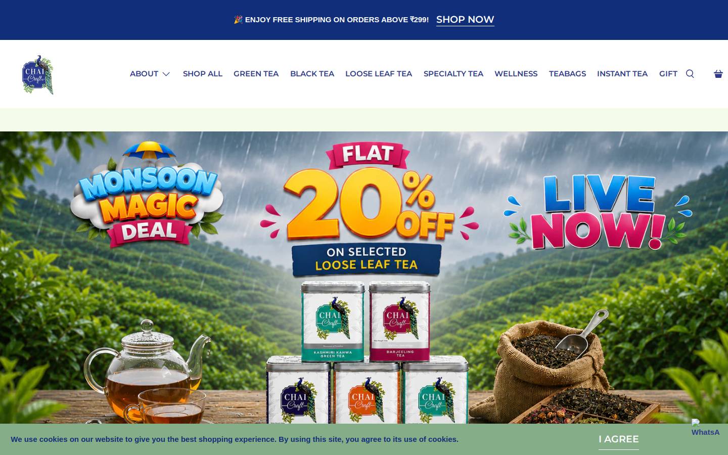 chaicraft.com homepage screenshot
