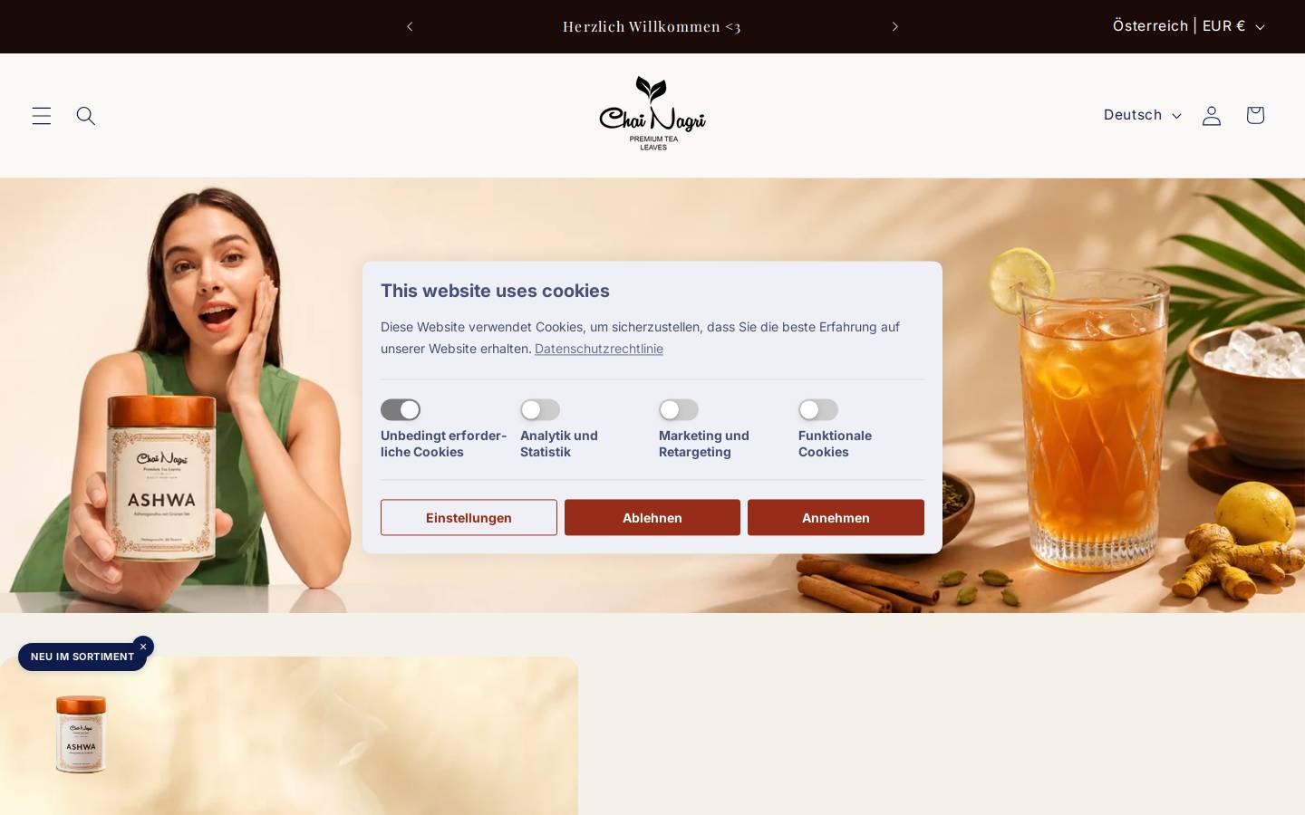 Chai Nagri homepage screenshot