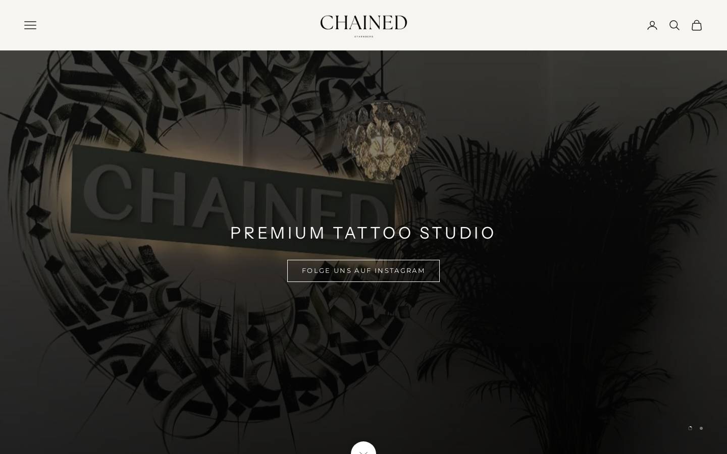 chained-starnberg.com homepage screenshot