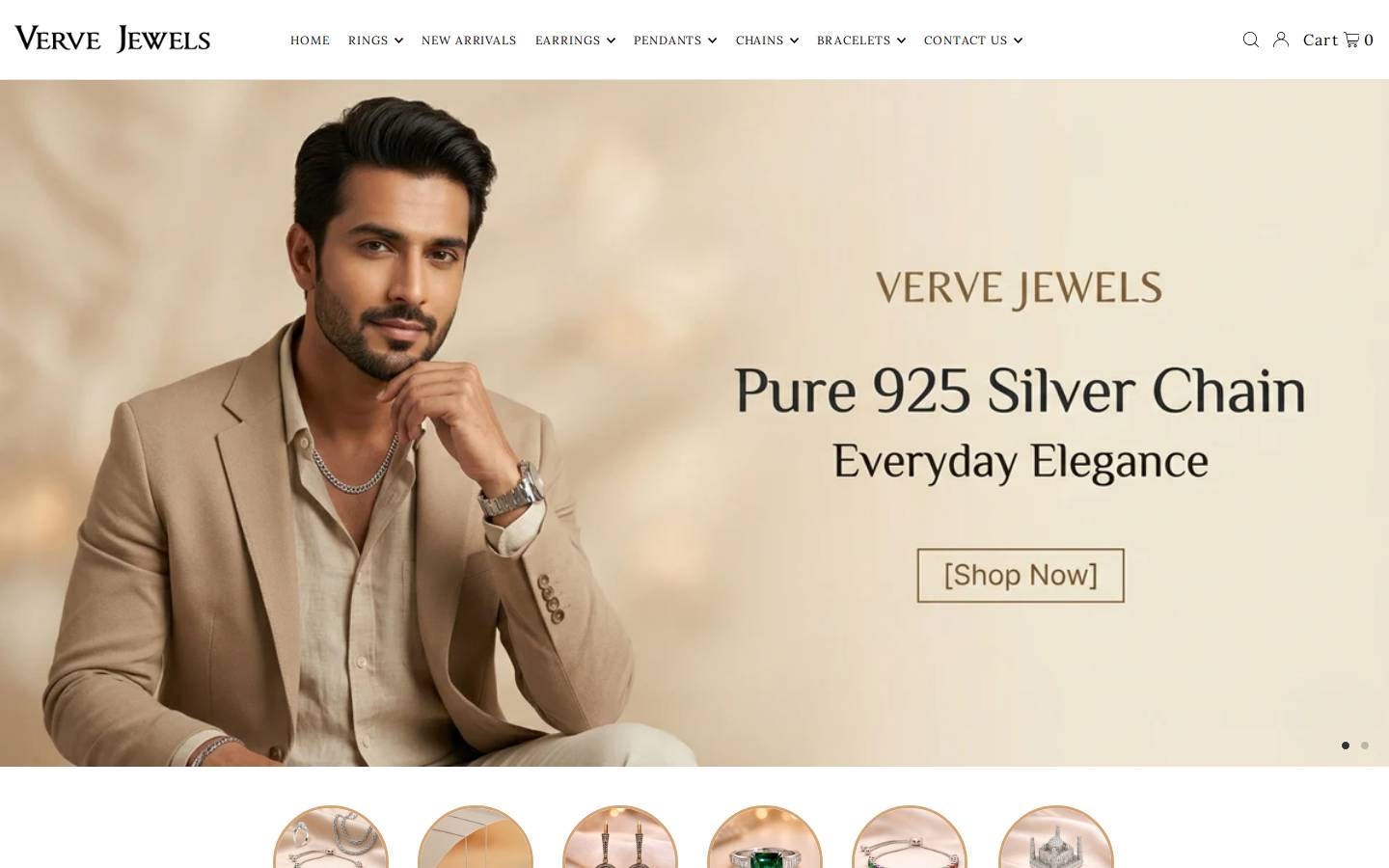 chains.com homepage screenshot