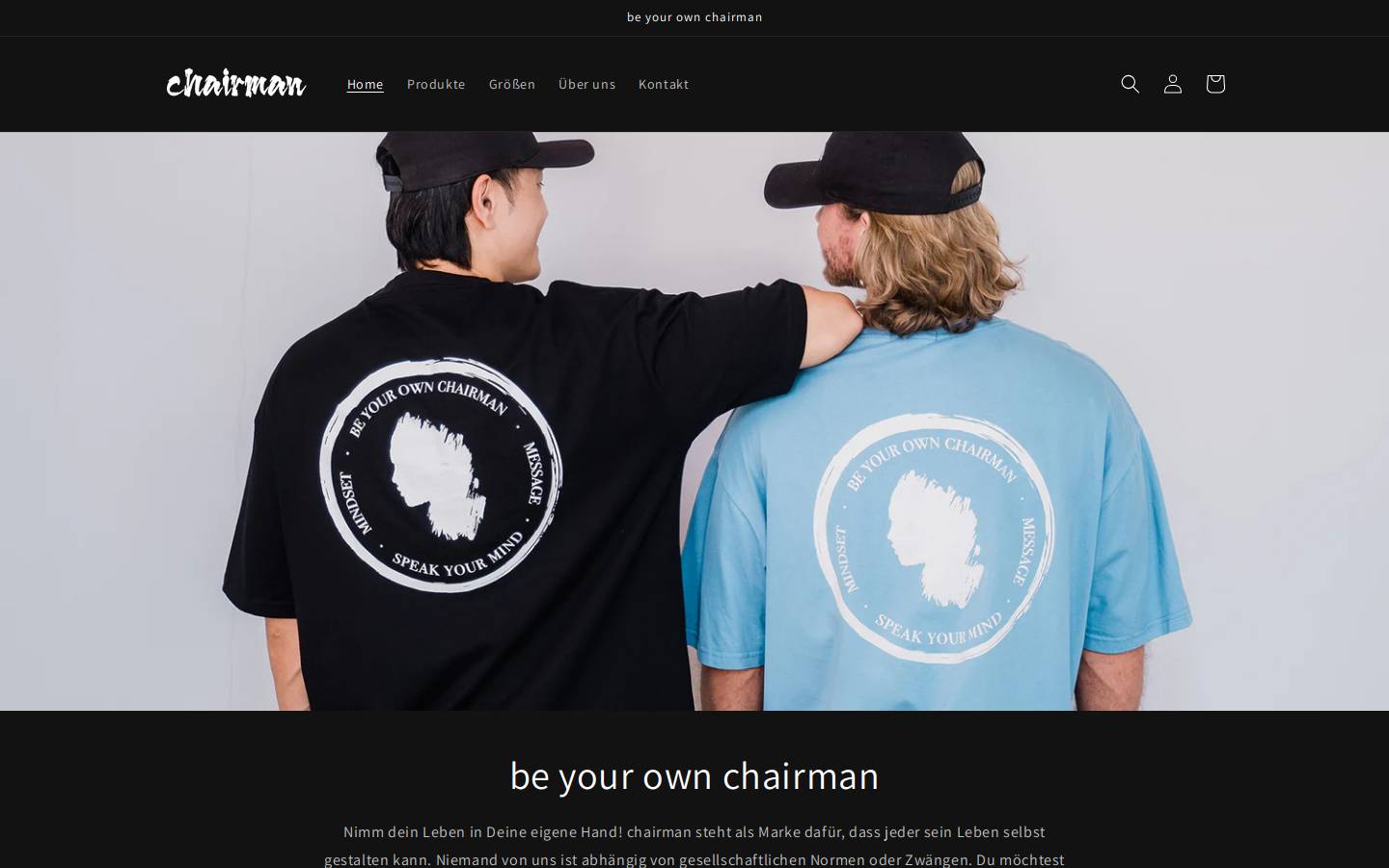 chairman-shop.de homepage screenshot