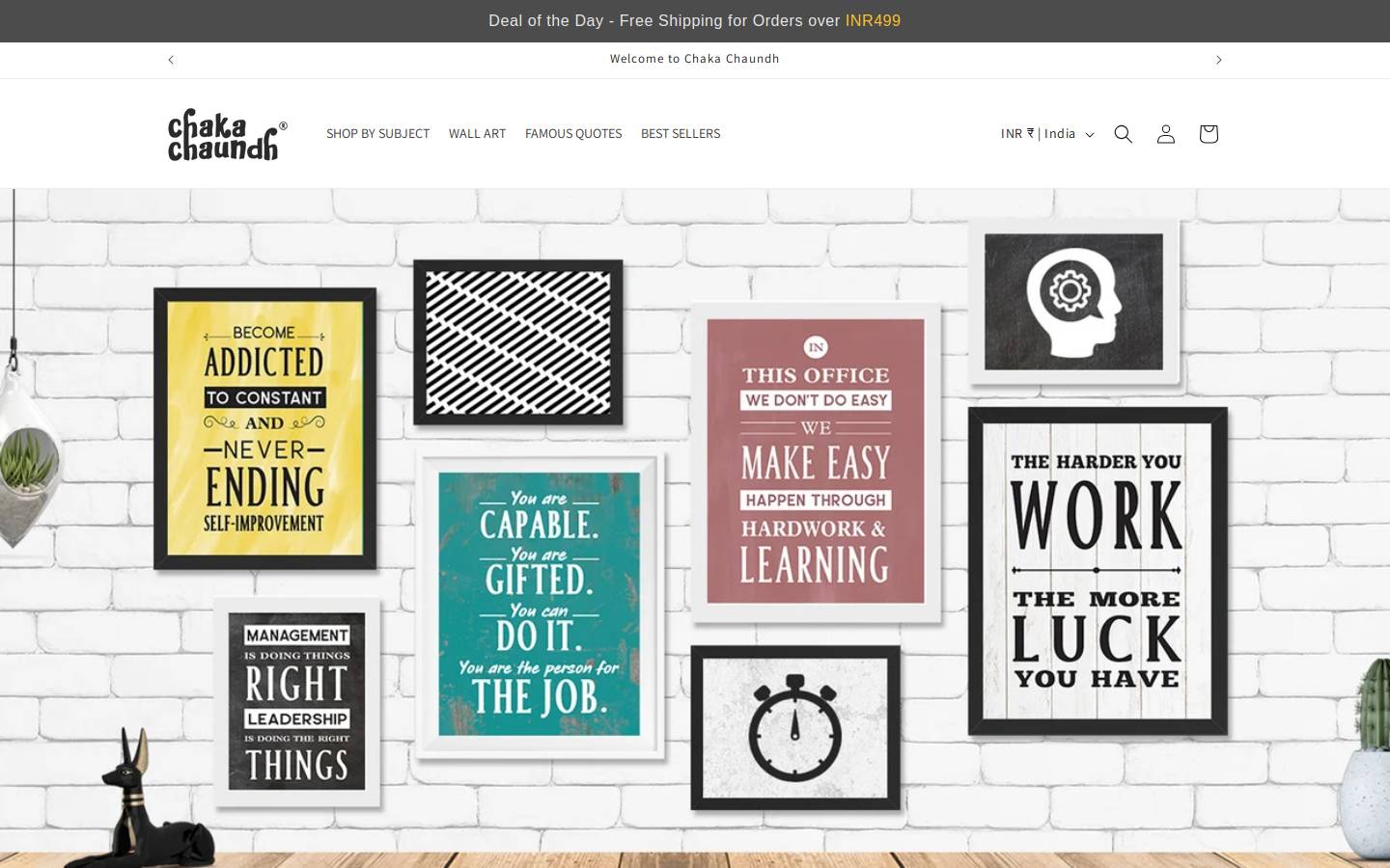 chakachaundh.com homepage screenshot
