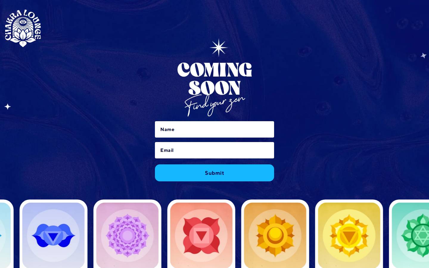 chakra-lounge.com homepage screenshot