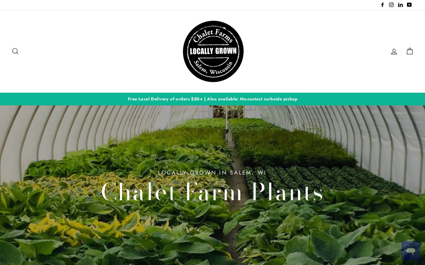 chaletfarm.com homepage screenshot