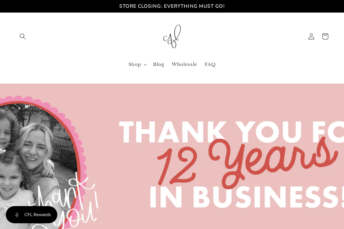 Chalkfulloflove homepage screenshot