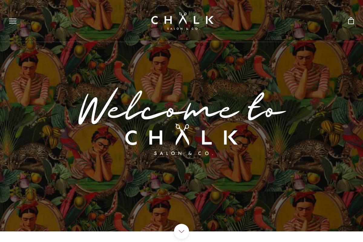 chalksalon.ca homepage screenshot
