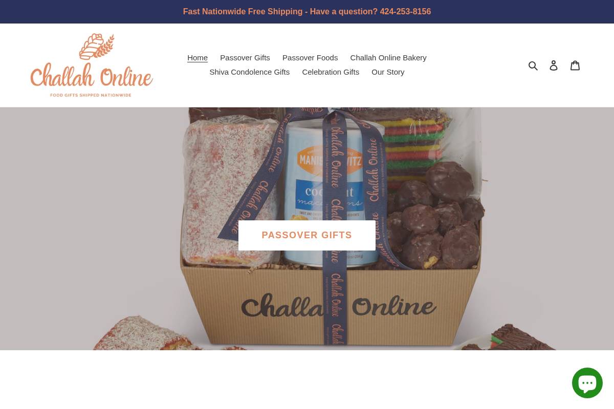 challahonline.com homepage screenshot