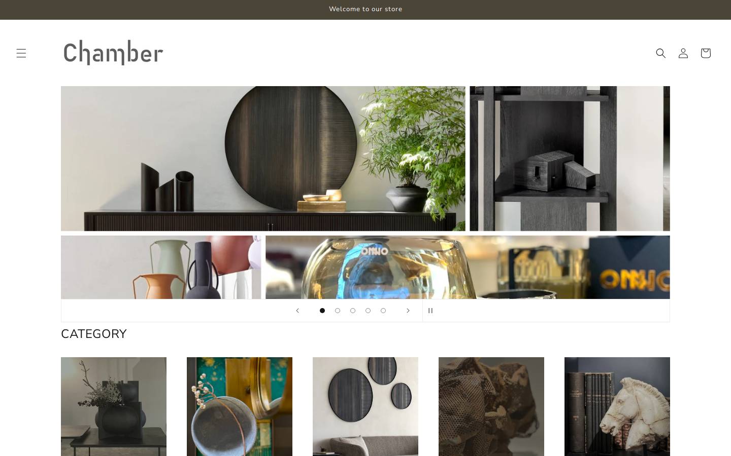 chamberliving.com homepage screenshot