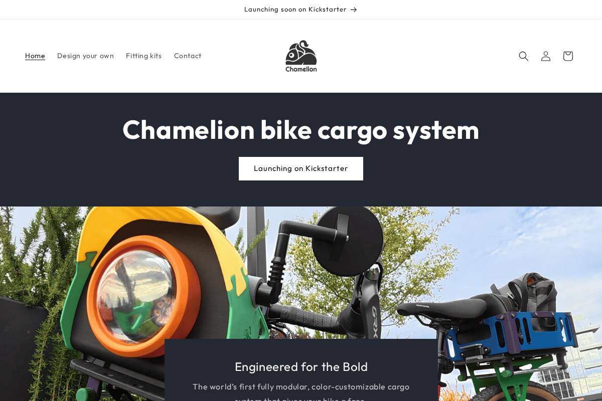 chamelion.design homepage screenshot