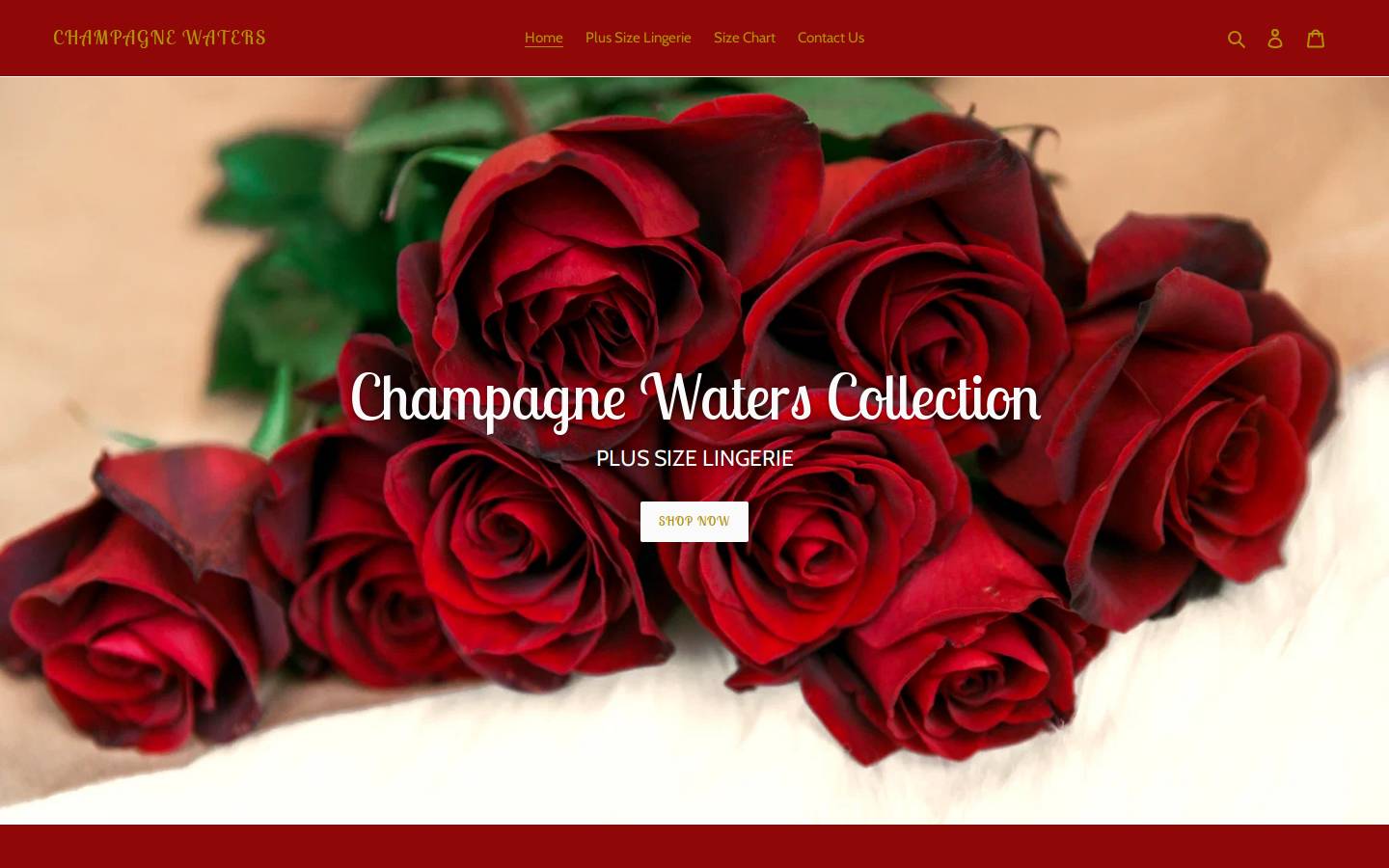 champagneonme.com homepage screenshot