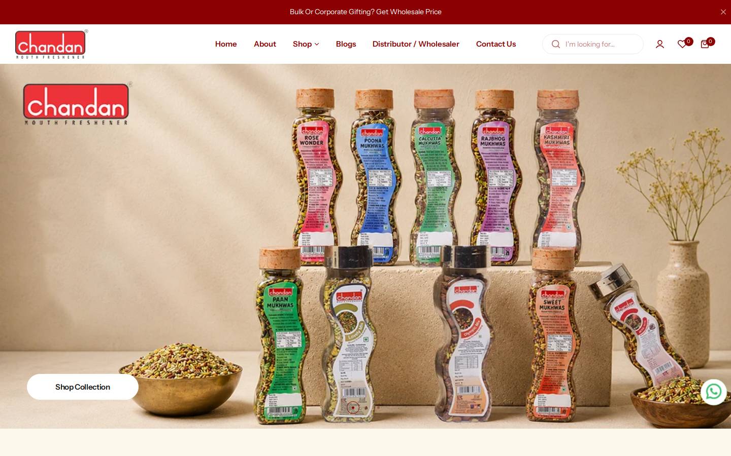 chandanmukhwas.com homepage screenshot