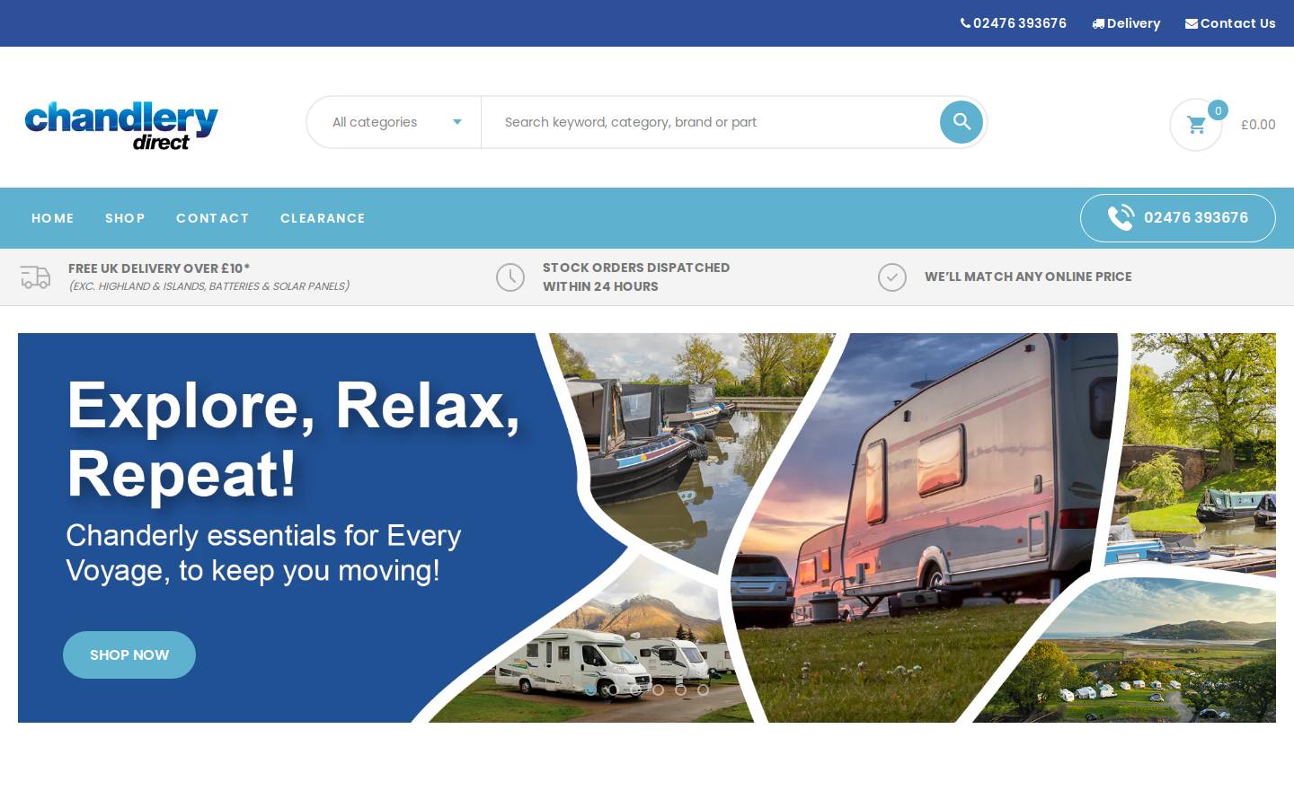 Chandlerydirect homepage screenshot