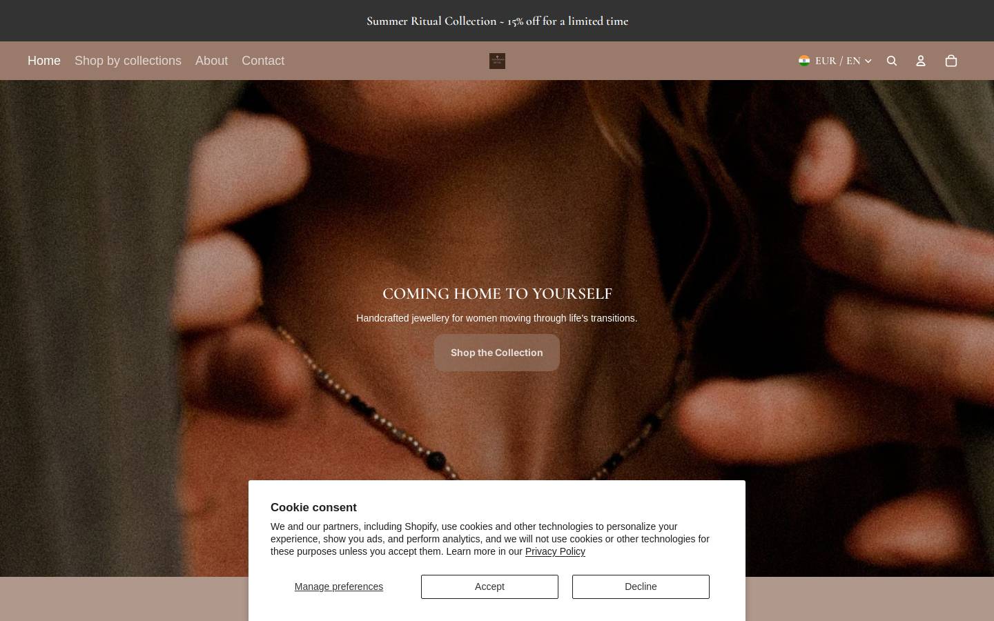 chandramaritual.com homepage screenshot