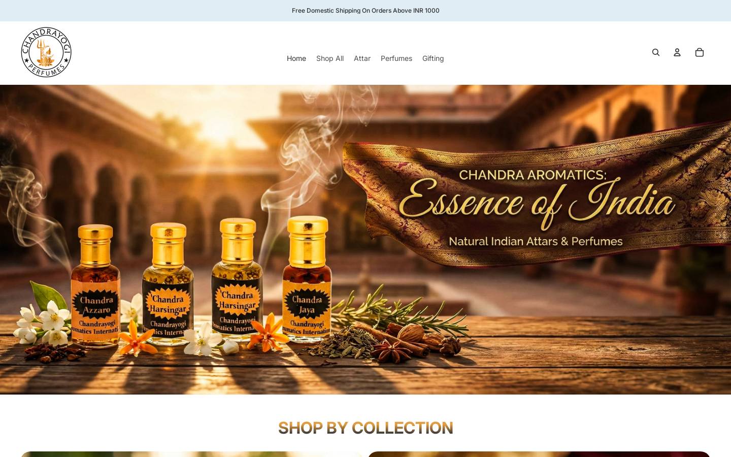 chandrayogi.com homepage screenshot