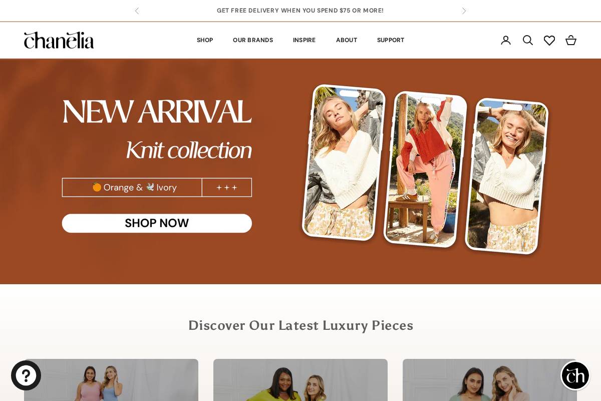 ÇHANELIA™ homepage screenshot