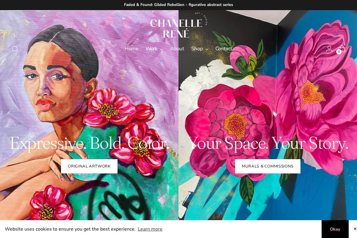 chanellerene.com homepage screenshot