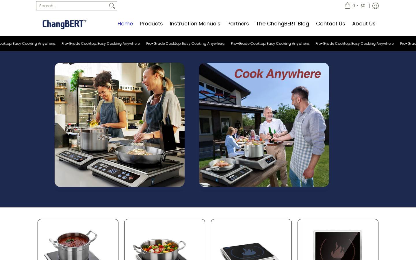 changbert.com homepage screenshot