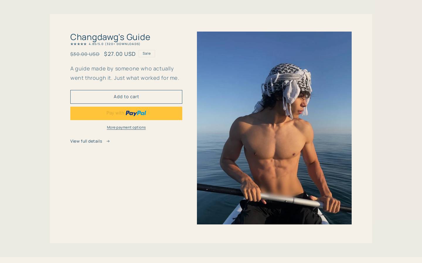 changdawg.com homepage screenshot
