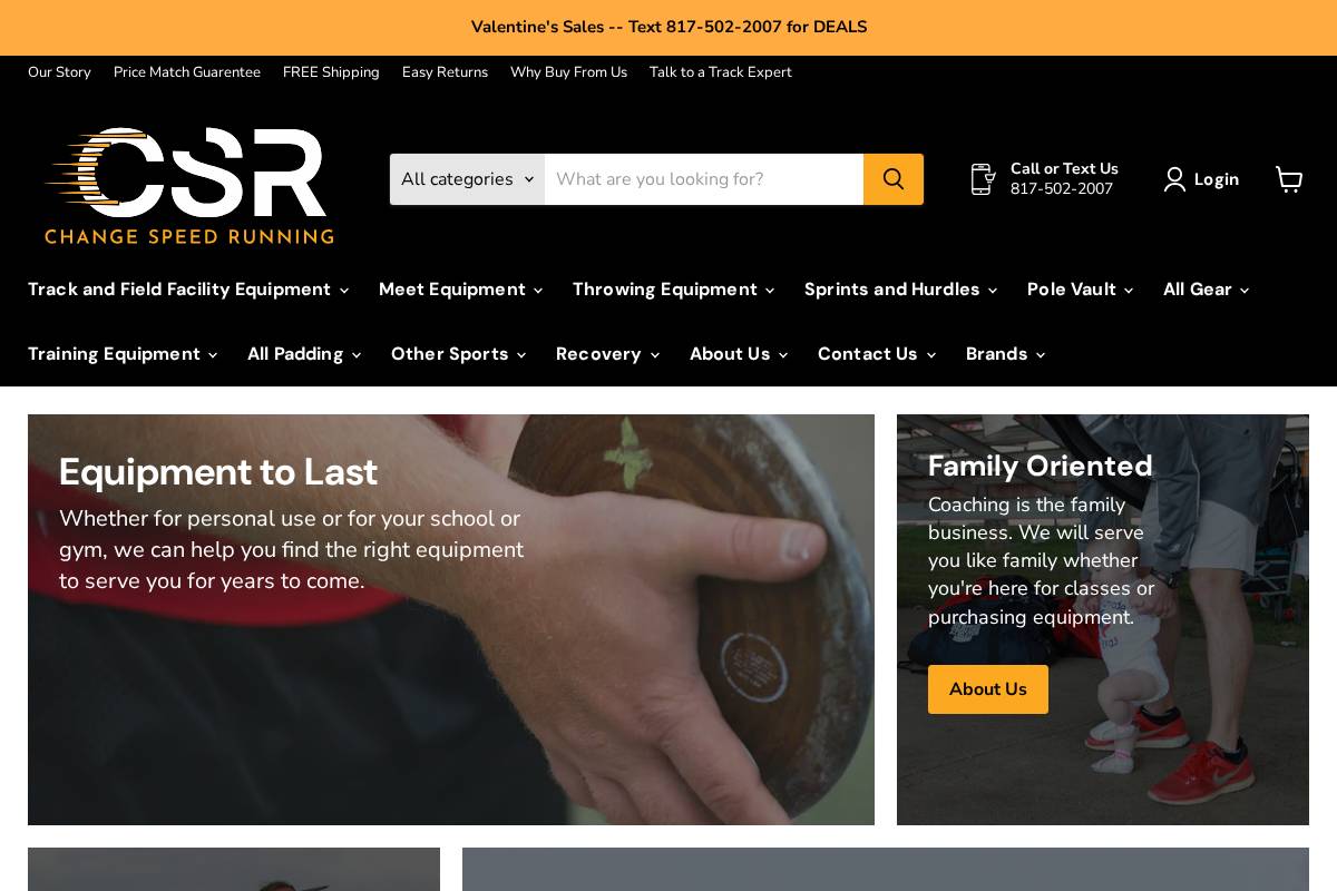 changespeedrunning.com homepage screenshot