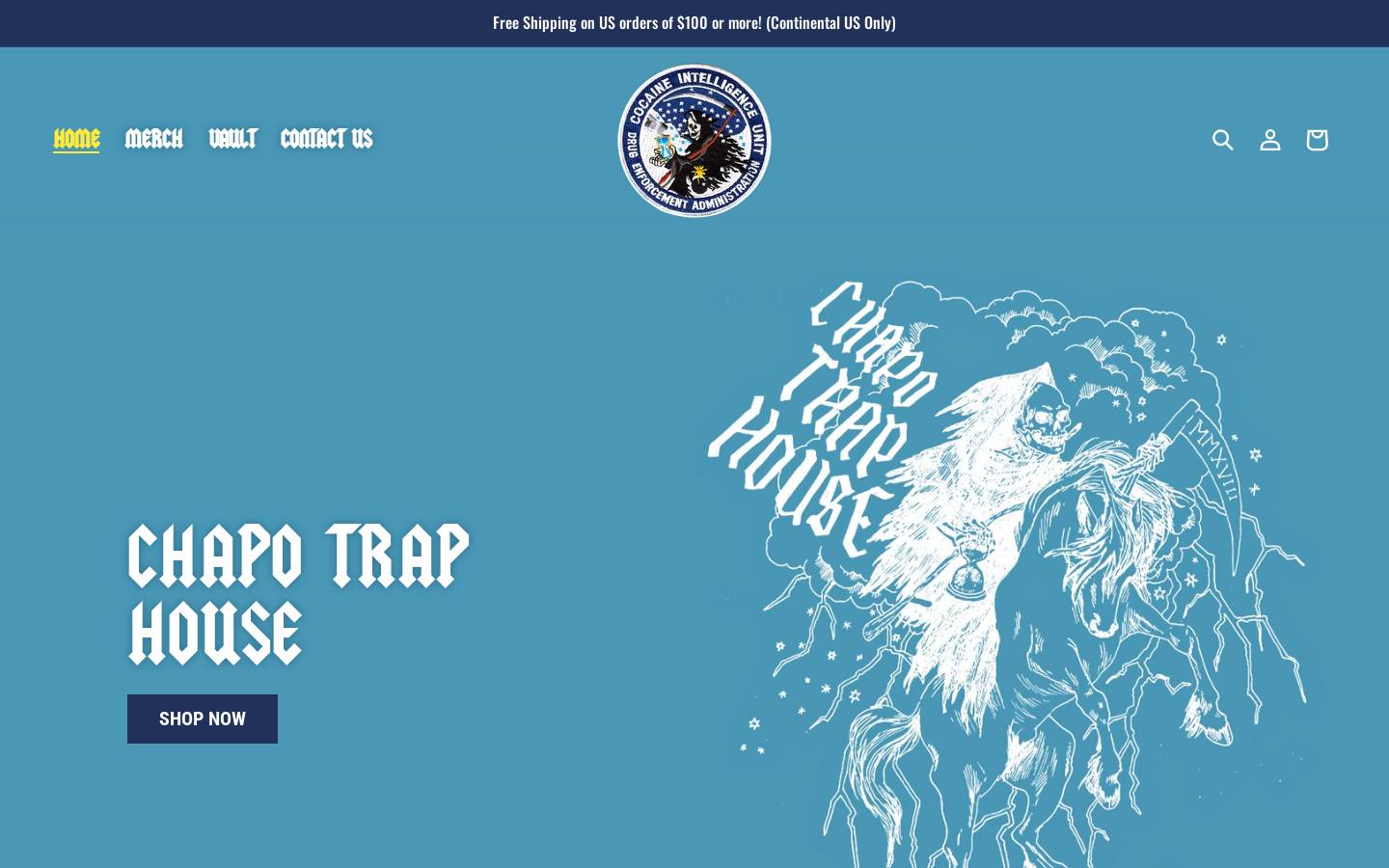 chapotraphouse.store homepage screenshot