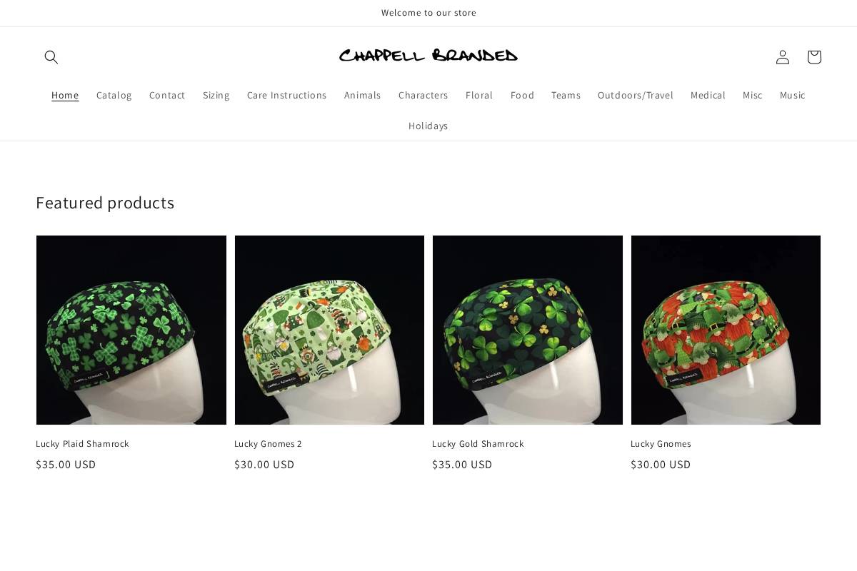 chappellbranded.com homepage screenshot