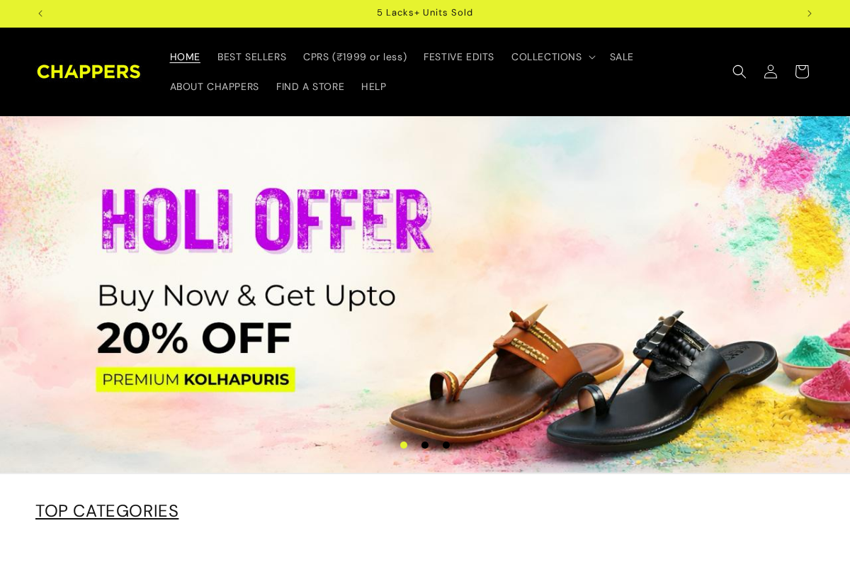 chappers.in homepage screenshot