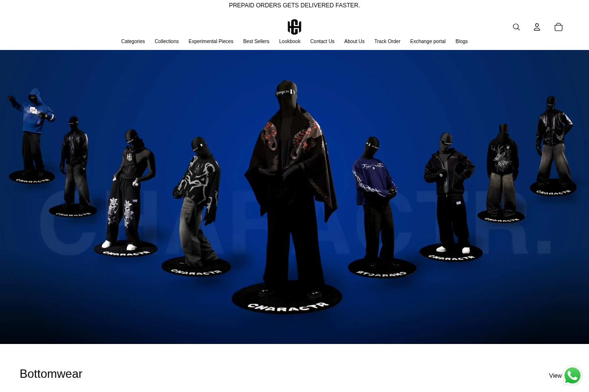 Charactr homepage screenshot