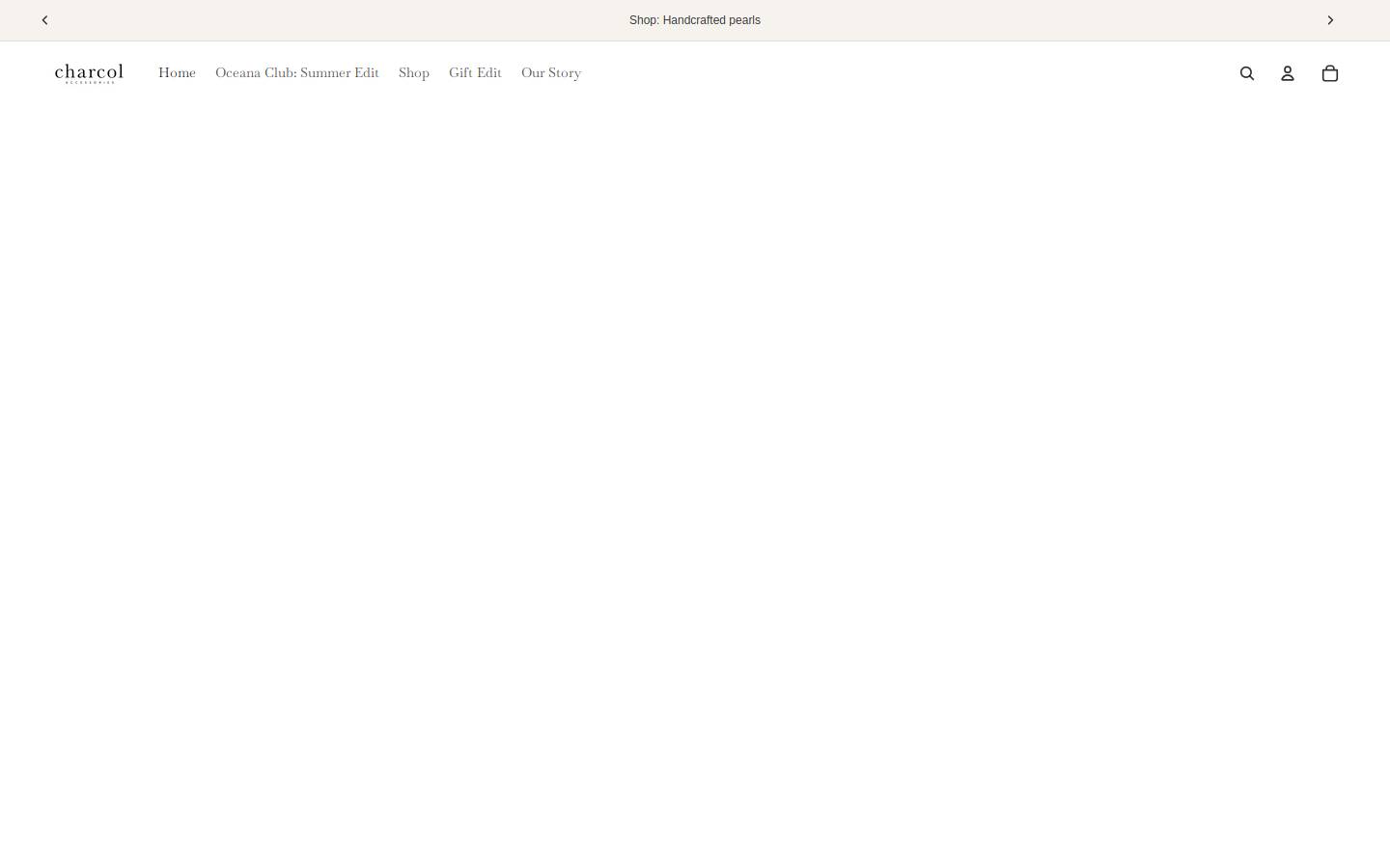 Charcol Accessories homepage screenshot