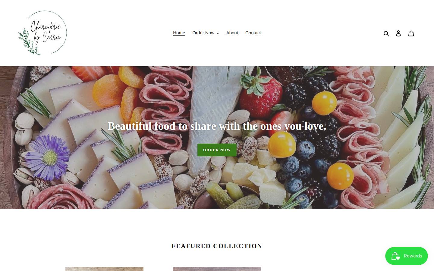 charcuteriebycarrie.com homepage screenshot