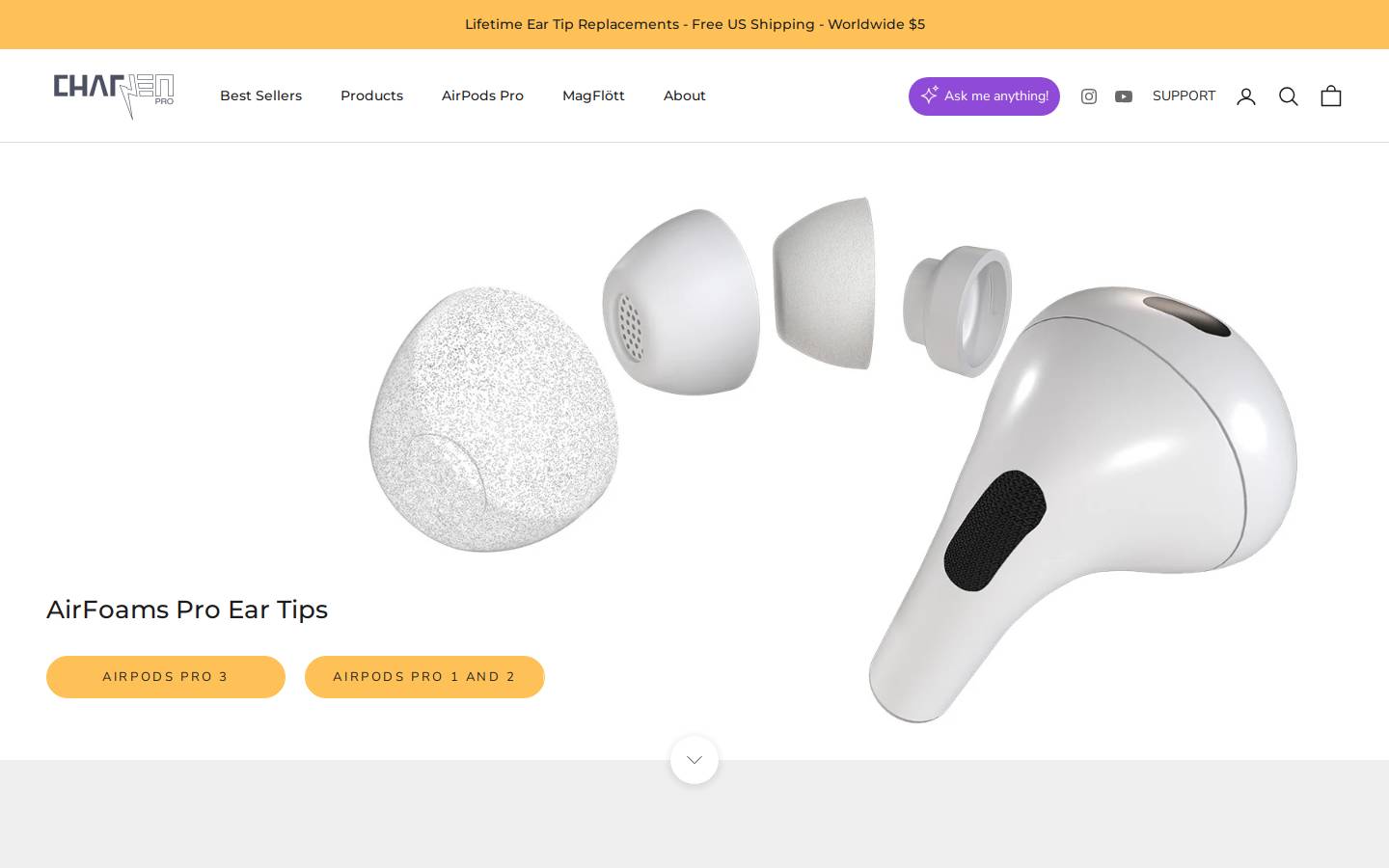 Charjenpro homepage screenshot