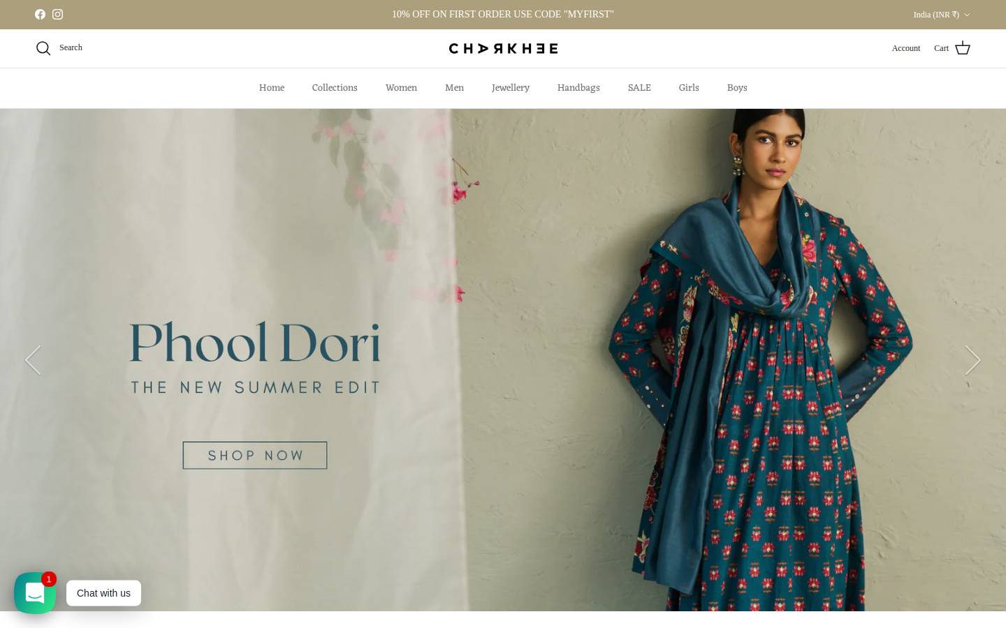 charkhee.com homepage screenshot