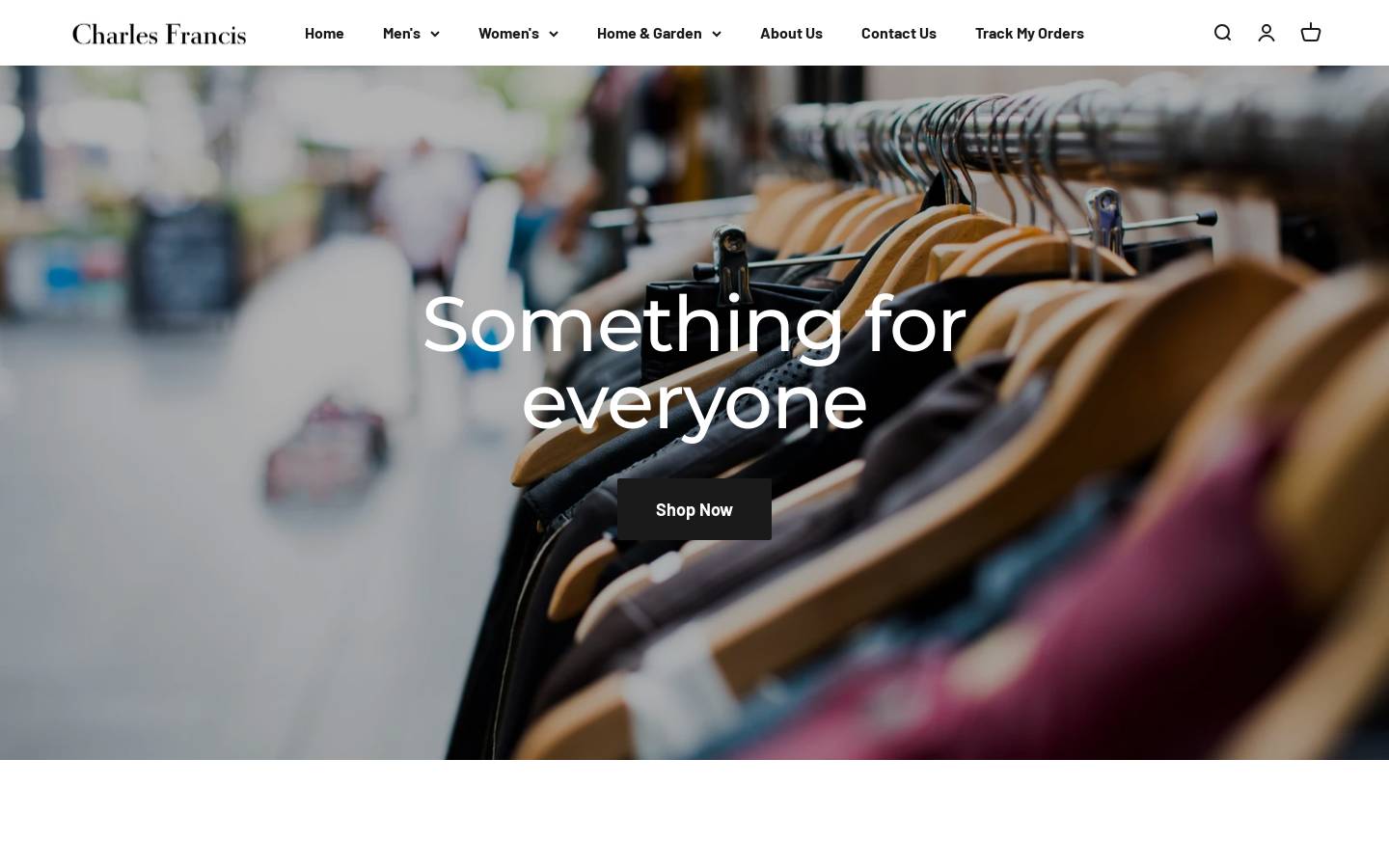Charles Francis homepage screenshot