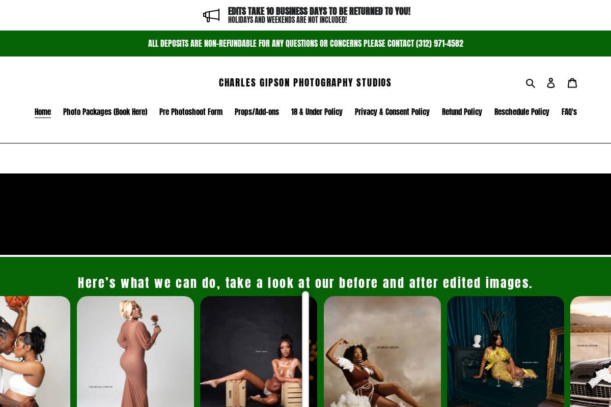 charles-gipson.com homepage screenshot