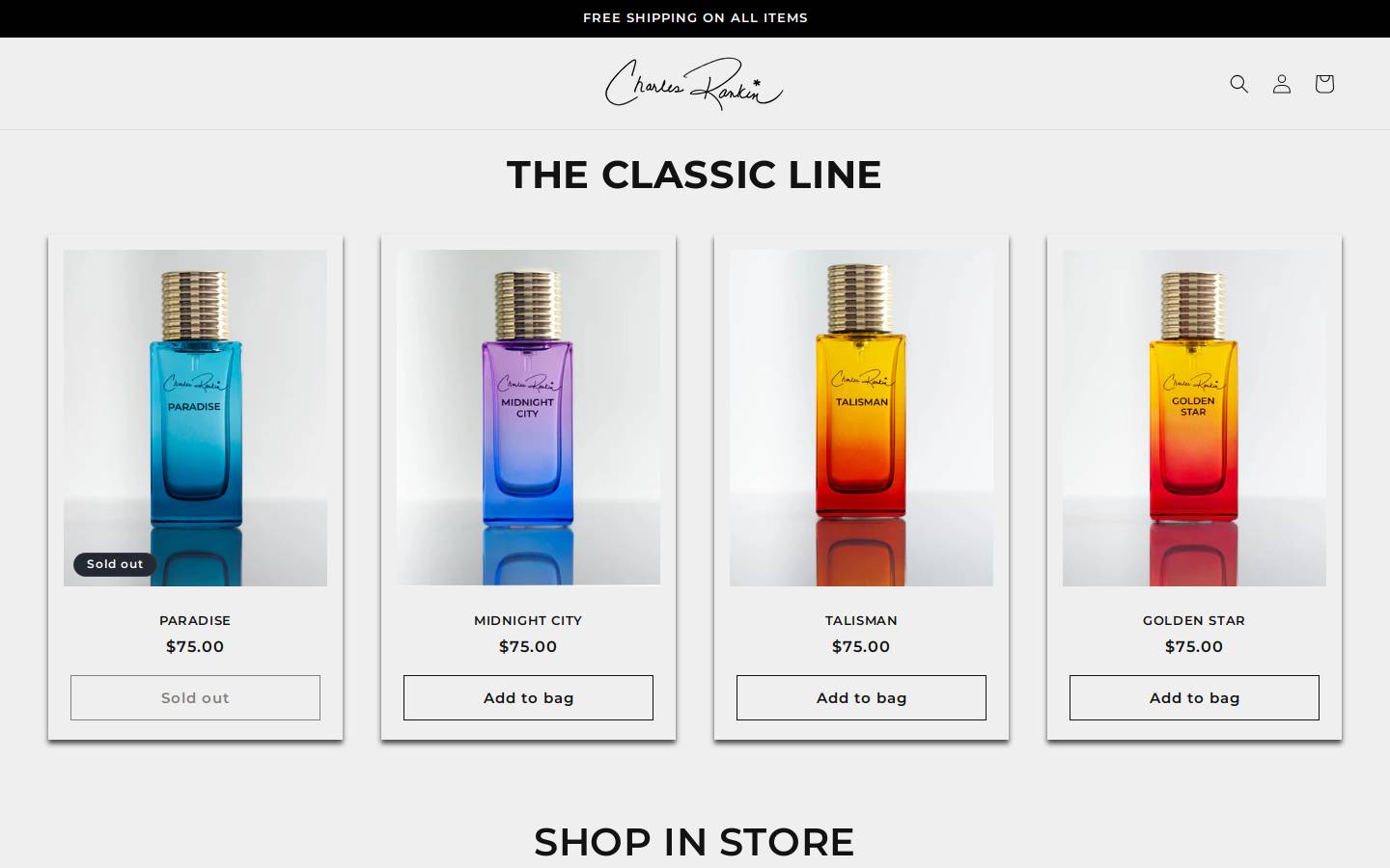 charles-rankin.com homepage screenshot