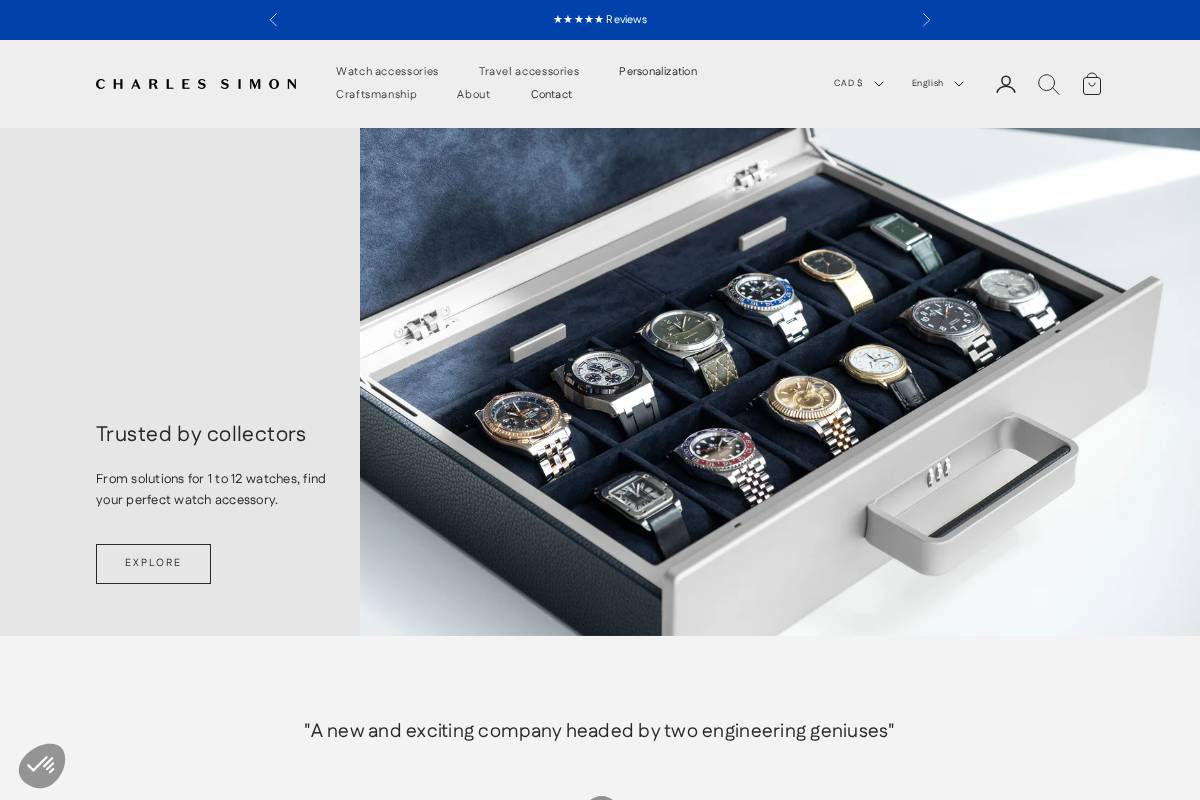 charles-simon.com homepage screenshot