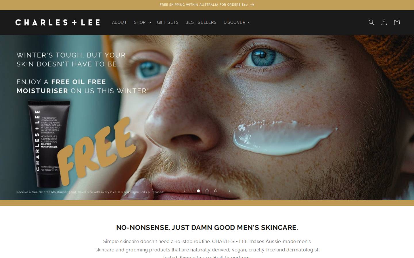 charlesandlee.com homepage screenshot