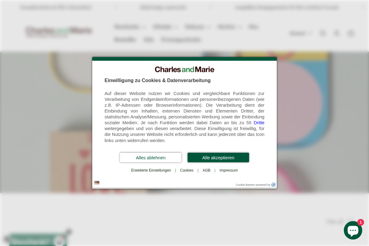 charlesandmarie.de homepage screenshot