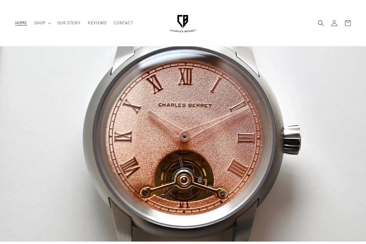 charlesberret.co homepage screenshot