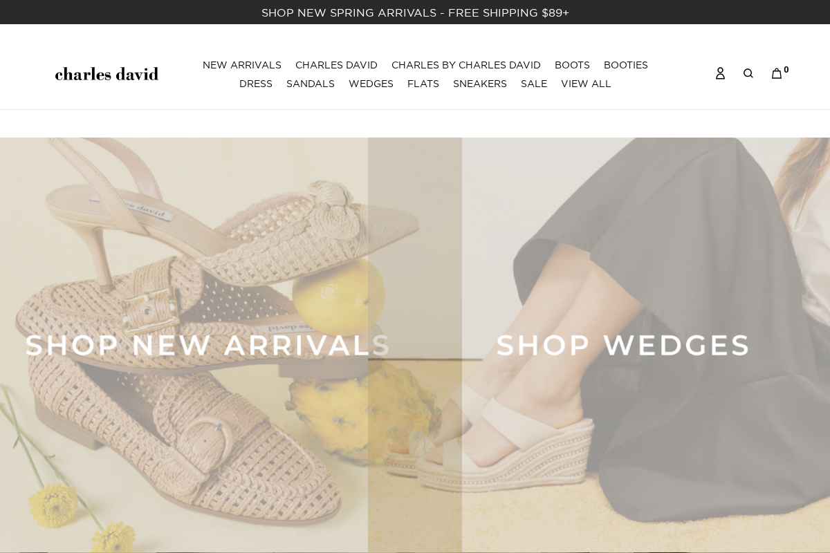 Charles David homepage screenshot