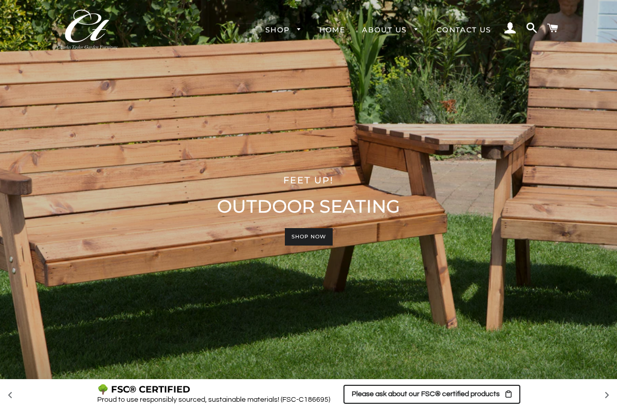 Charles Taylor Trading homepage screenshot