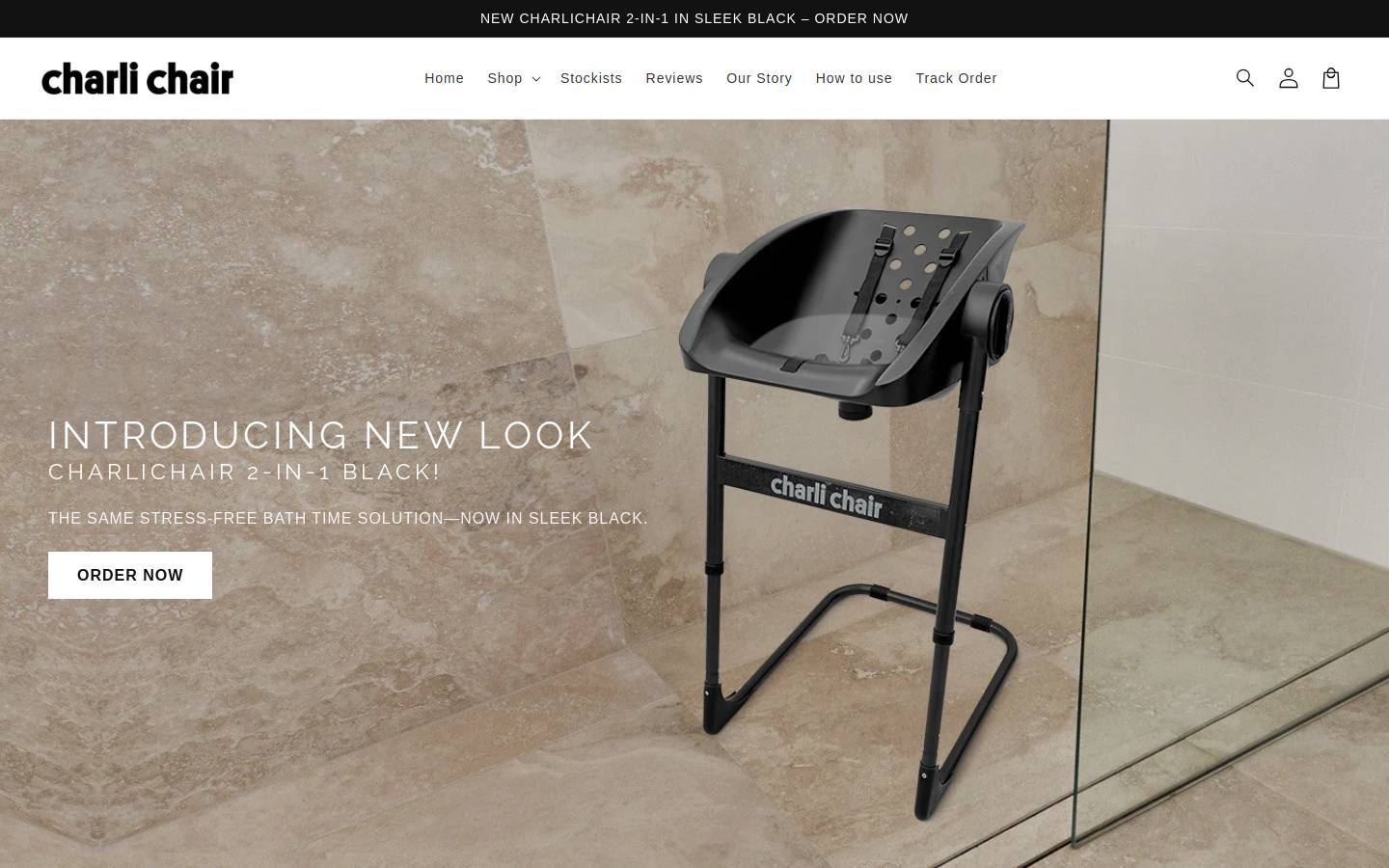 charlichair.be homepage screenshot