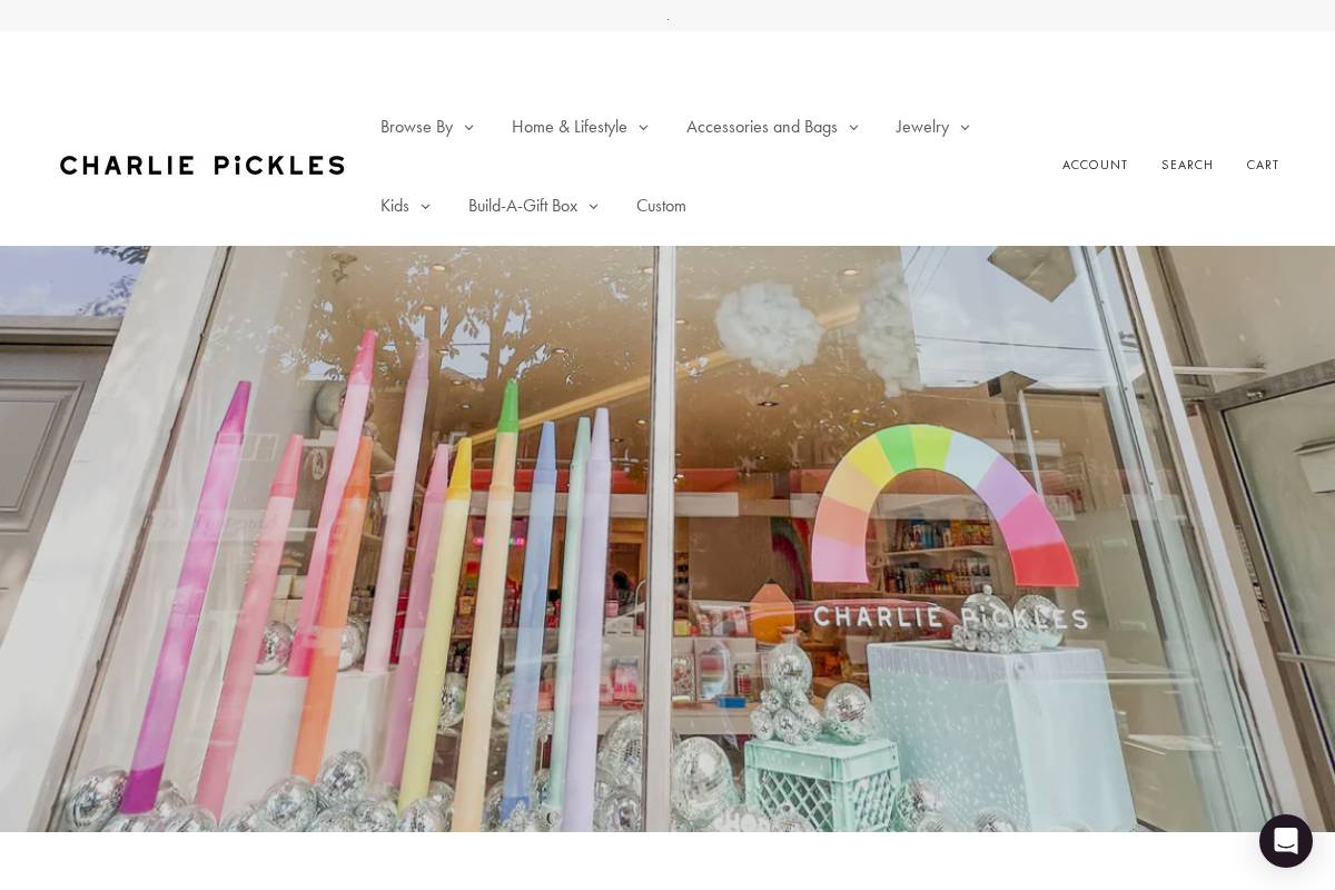 Charlie Pickles homepage screenshot