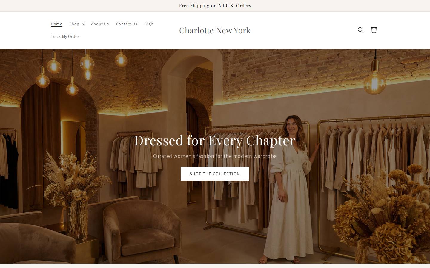 charlotte-newyork.com homepage screenshot