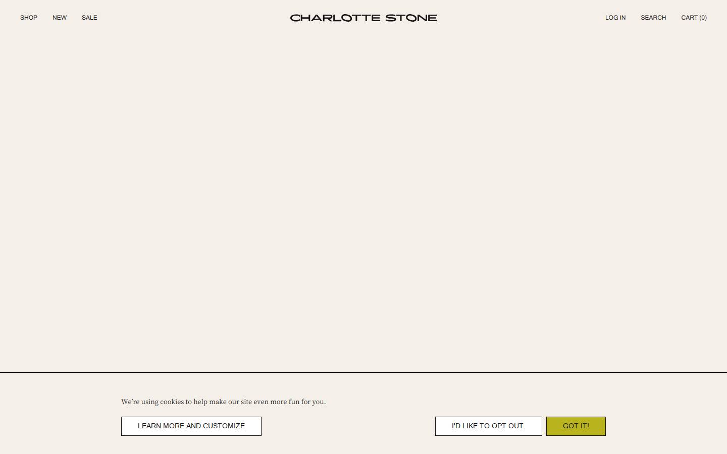 charlotte-stone.com homepage screenshot