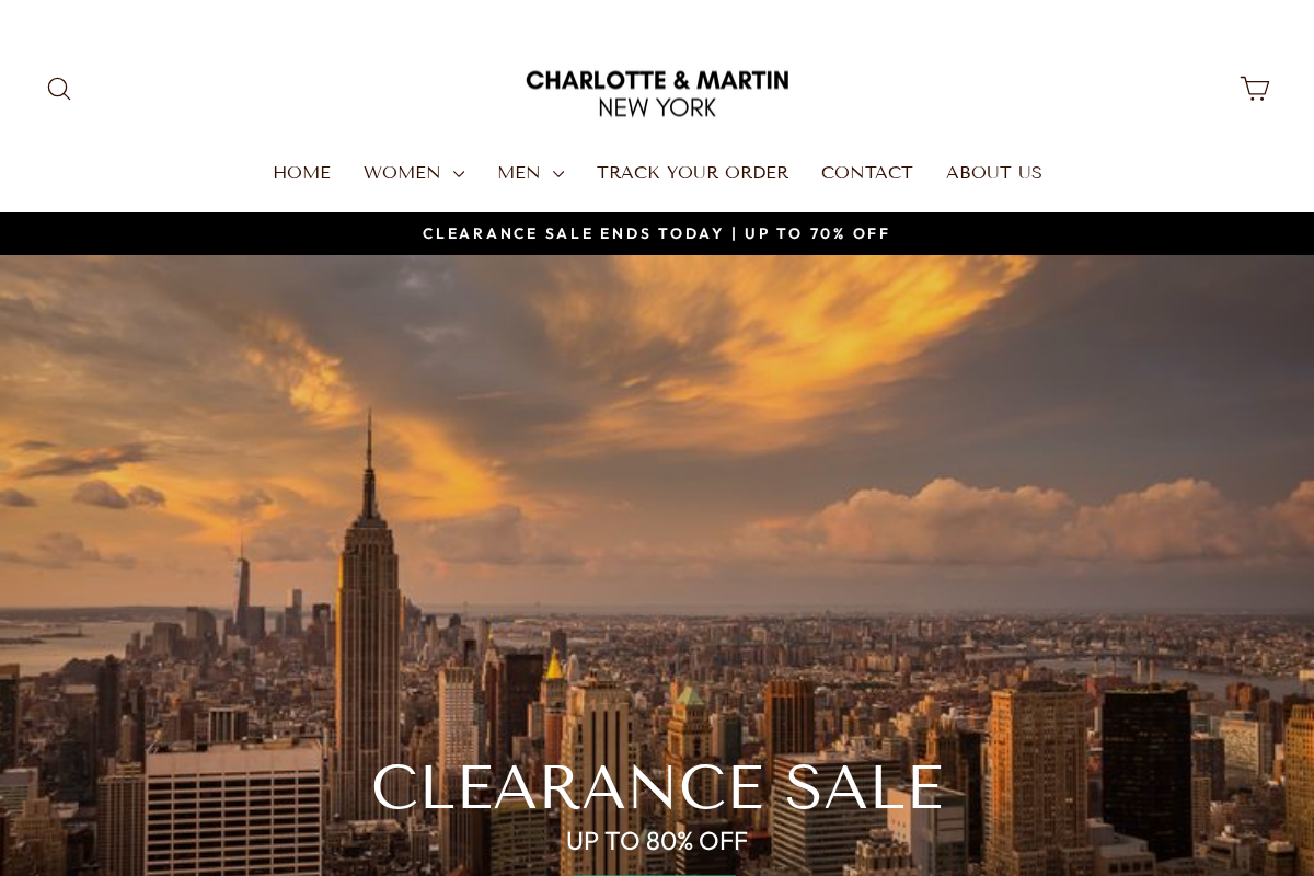 Charlotte & Martin homepage screenshot