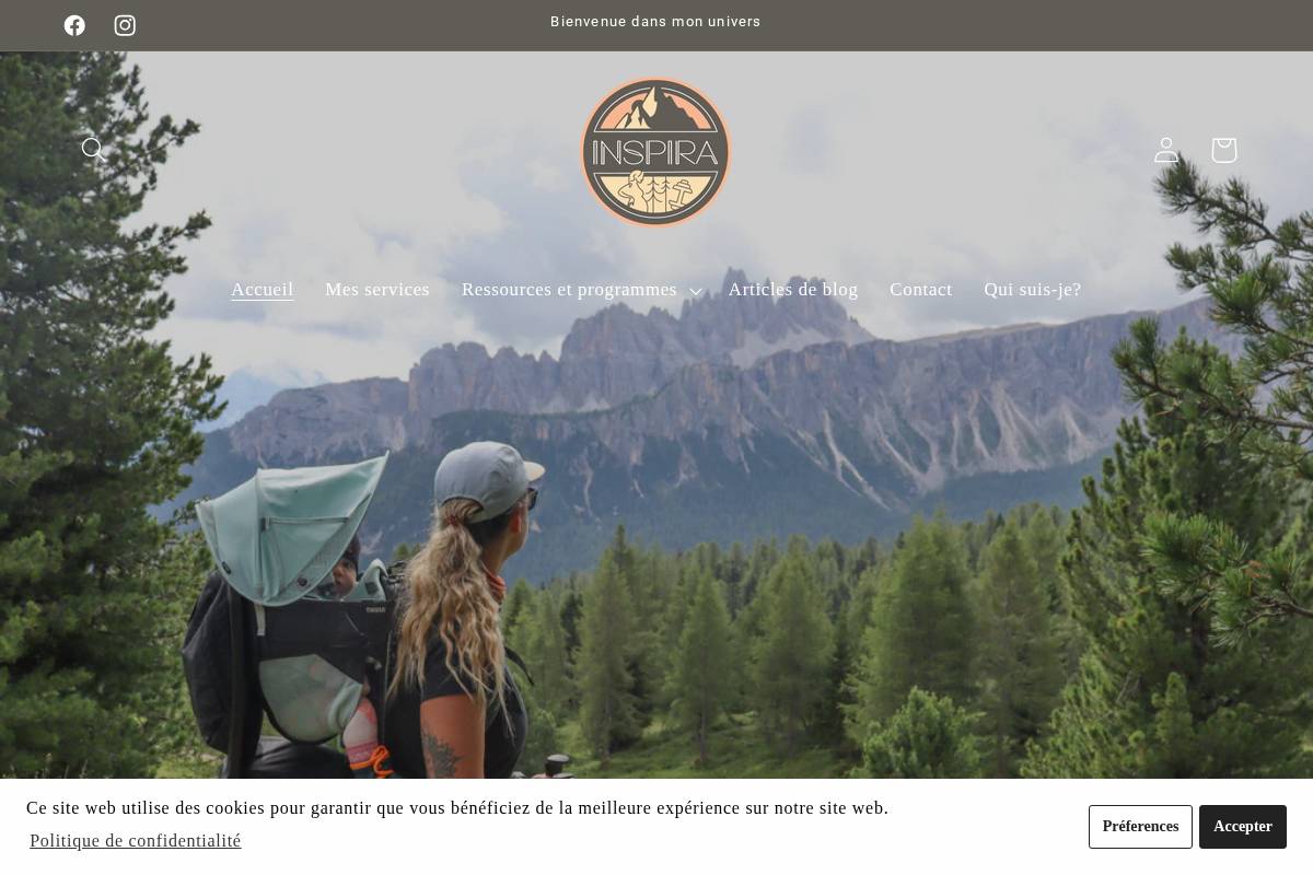 charlotteinspira.ca homepage screenshot