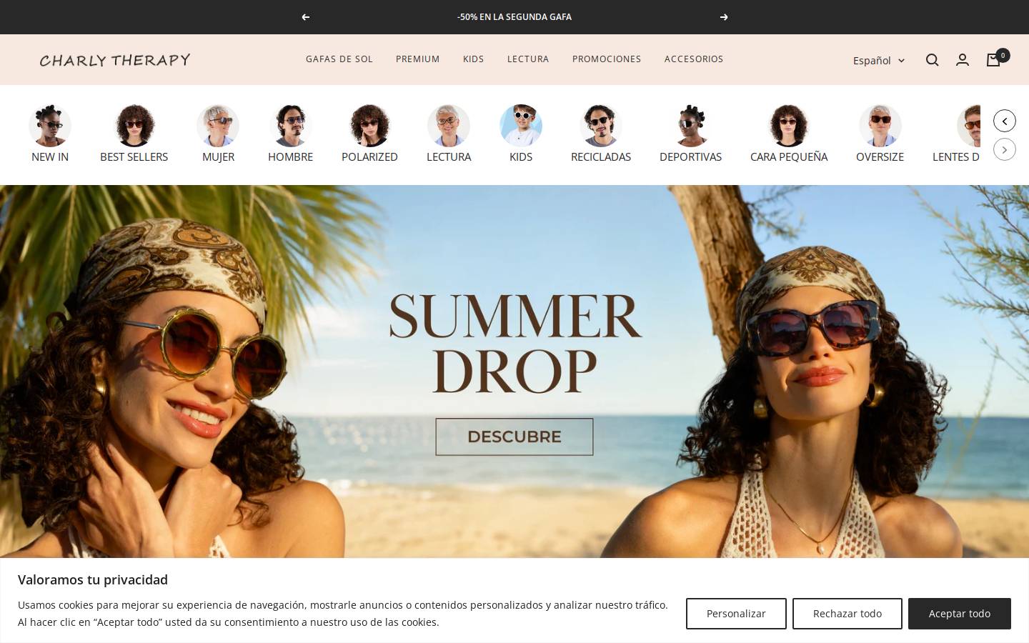 Charly Therapy homepage screenshot