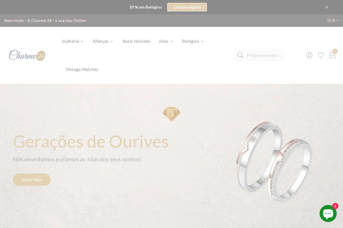 Charme24 homepage screenshot