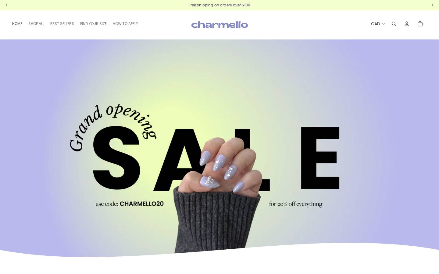 charmello.co homepage screenshot