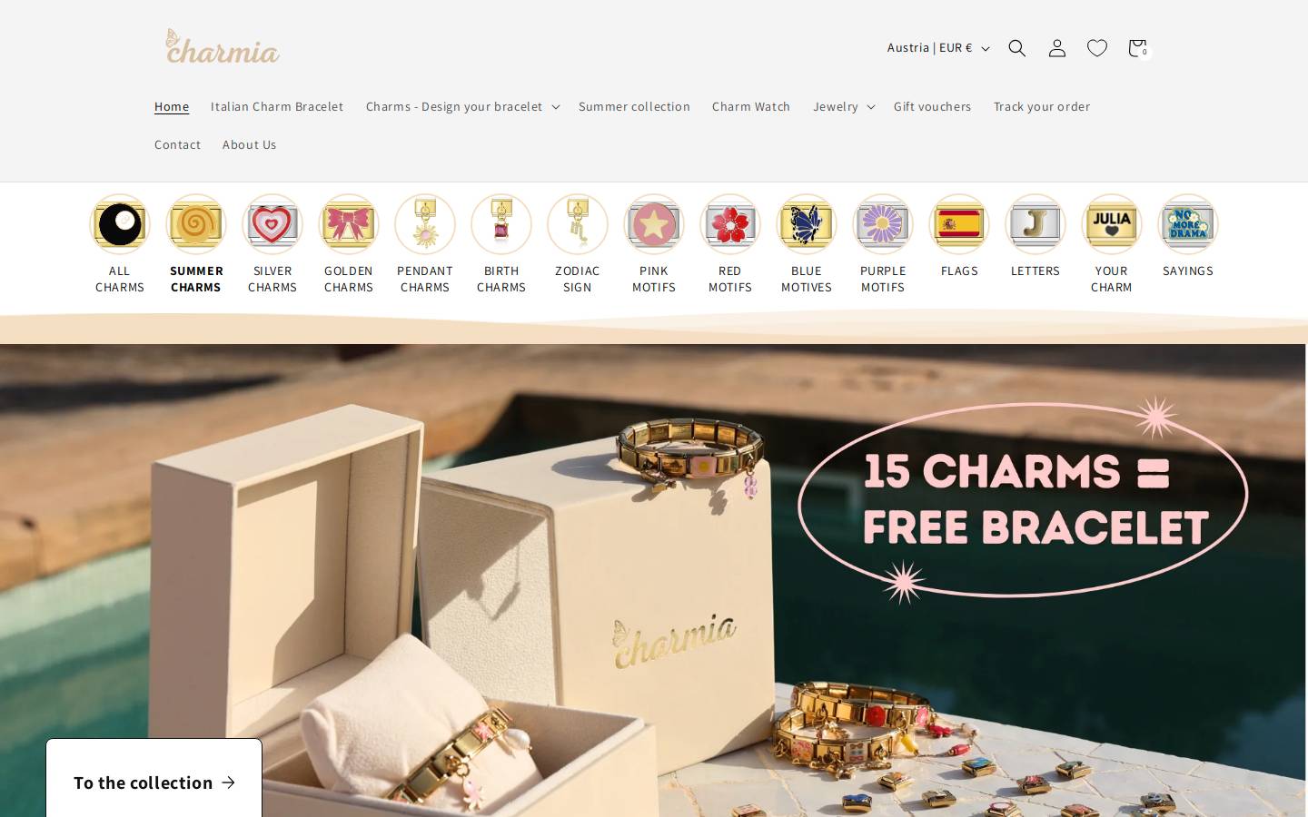 charmia.com homepage screenshot